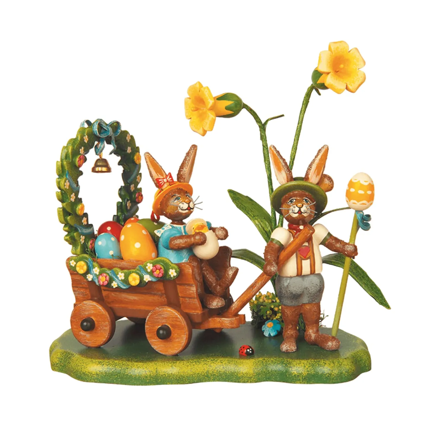 Hubrig Volkskunst Hubrig Miniatures|Rabbits On The Spring Meadow