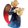 WENDT & KÜHN Decorative Figurines|Richly Painted Angel, With Candle Holder, Kneeling