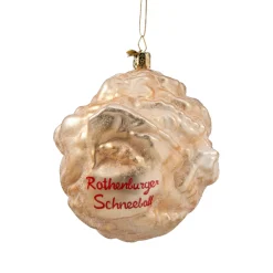 Poesie in Glas Rothenburg Souvenirs|Rothenburger Schneeballen Glass Ornament
