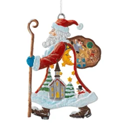 * Pewter Tree Decorations|Santa