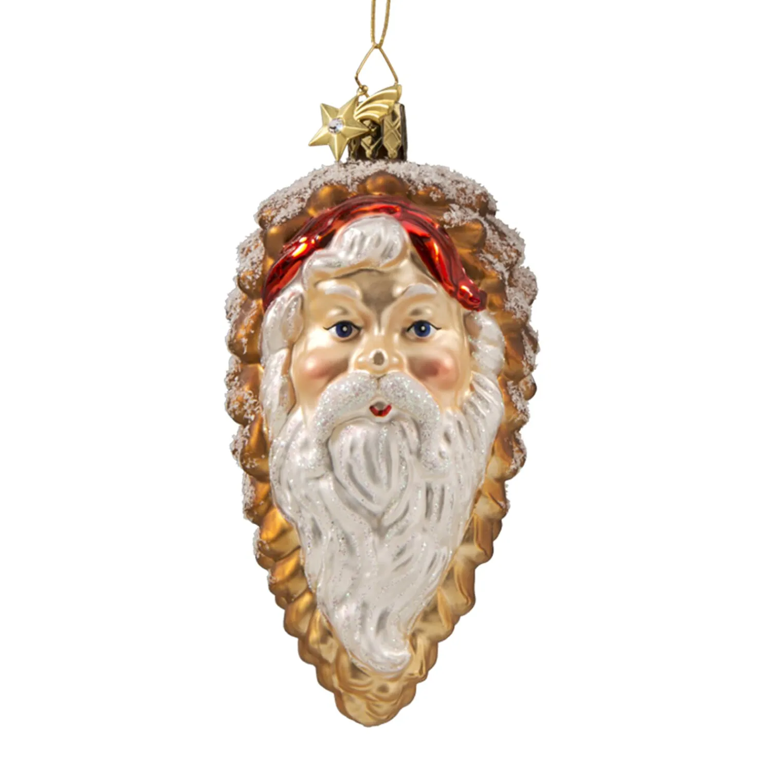 Poesie in Glas Glass Tree Decorations|Santa