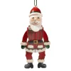 * Wood Tree Decorations|Santa