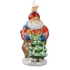 Poesie in Glas Glass Tree Decorations|Santa Claus