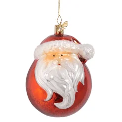 Poesie in Glas Glass Tree Decorations|Santa Claus