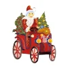 * Pewter Tree Decorations|Santa In Car