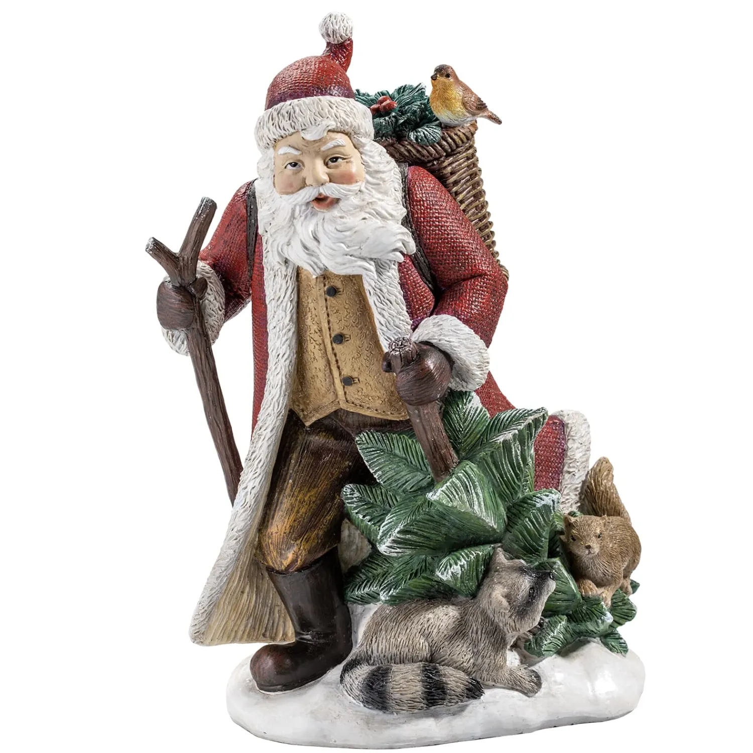 * Decorative Figurines|Santa With Animals