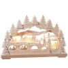RATAGS Holzdesign Schwibbogen|Schwibbogen "Heidelberg In Winter", 230 V With Usb A Port