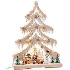 * Schwibbogen|Schwibbogen "Tree Winter Forest", 230 V With Usb A Port