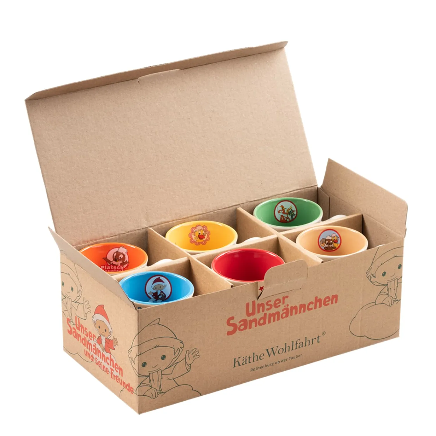 * Sandmannchen And His Friends|Set Of Christmas Market Cups "Our Sandman And Friends"