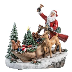 * Music Boxes|Sleigh With Animals, Music Box