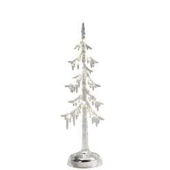 * Decorative Figurines|Small Winter Fir Tree With Lighting