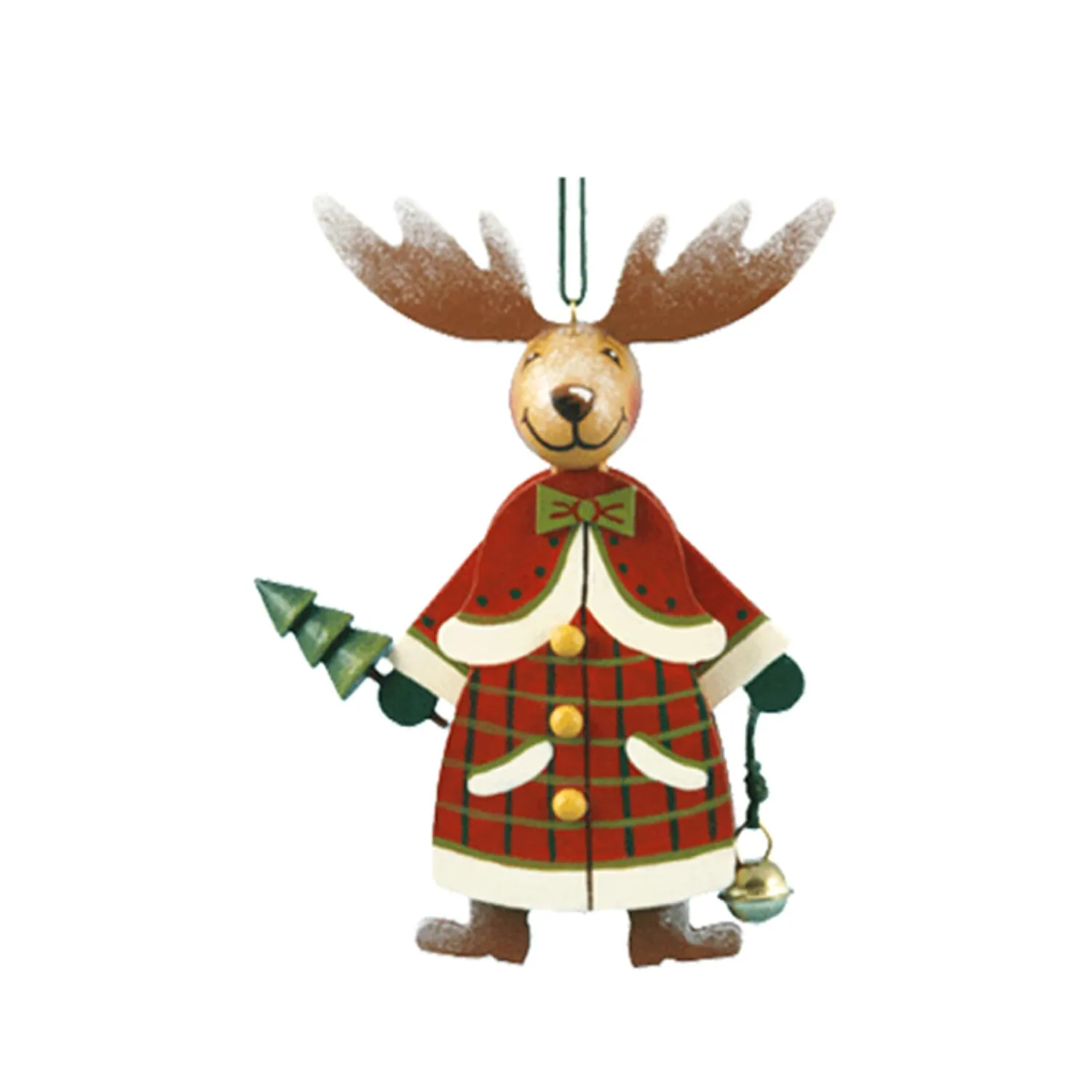 * Wood Tree Decorations|Smart Reindeer