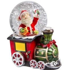 * Snow Globes|Snow Globe "Santa's Locomotive"