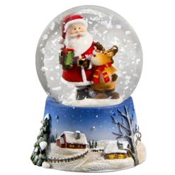 * Snow Globes|Snow Globe "Santa's Reindeer"