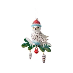 * Wood Tree Decorations|Snow Owl