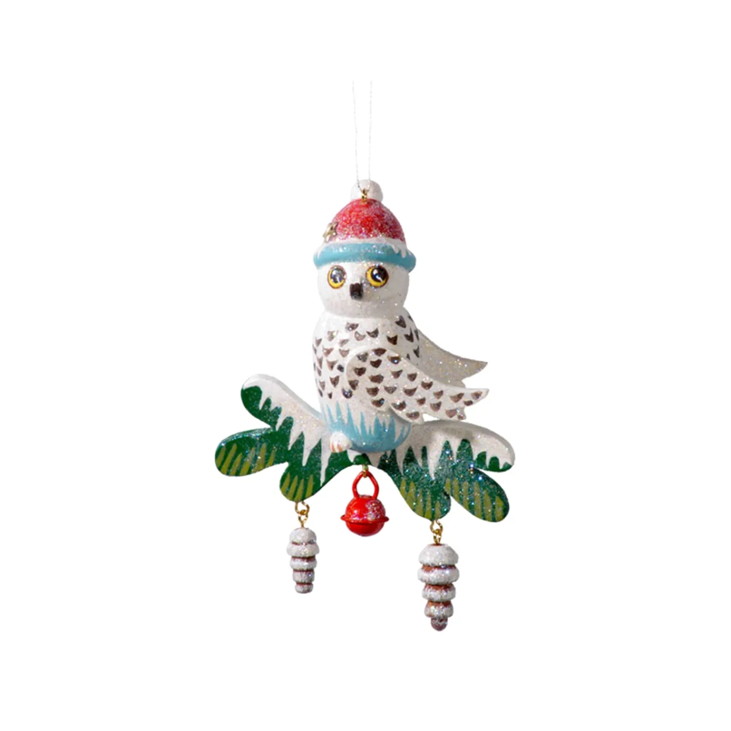 * Wood Tree Decorations|Snow Owl