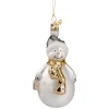 Poesie in Glas Glass Tree Decorations|Snowman