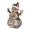 * Decorative Figurines|Snowman With Bird