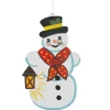 * Pewter Tree Decorations|Snowman With Lantern