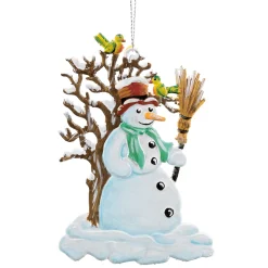 * Pewter Tree Decorations|Snowman With Tree