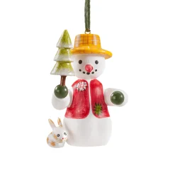 * Wood Tree Decorations|Snowman With Tree