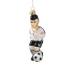 Poesie in Glas Glass Tree Decorations|Soccer Player