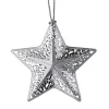 * Brass Tree Decorations|Star, Silver