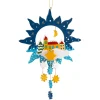 * Wood Tree Decorations|Star With Church