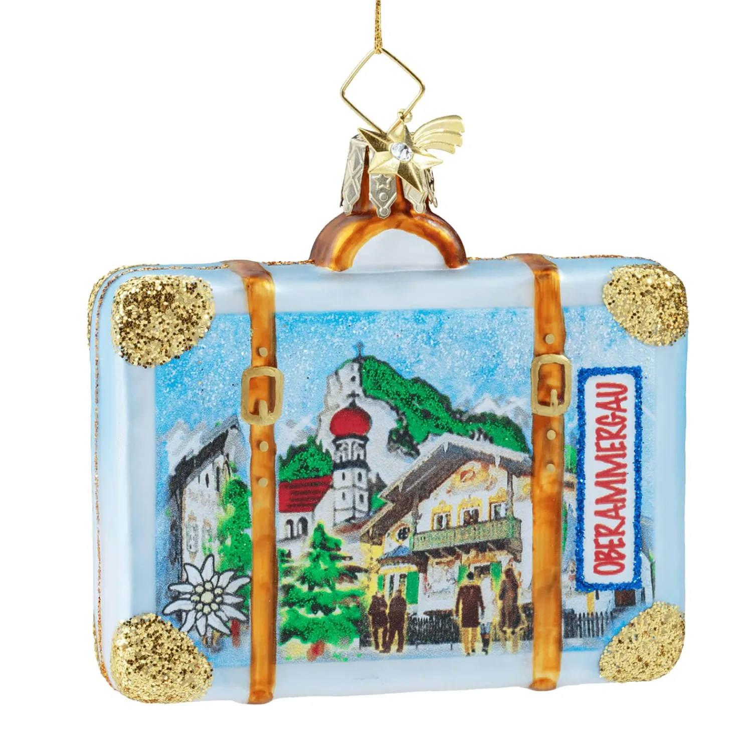 Poesie in Glas Bavaria Souvenirs|Suitcase Oberammergau
