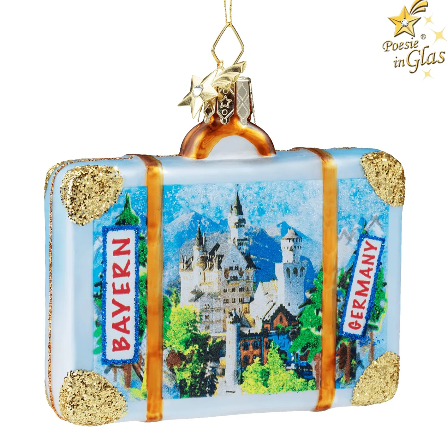 Poesie in Glas Bavaria Souvenirs|Suitcase Oberammergau