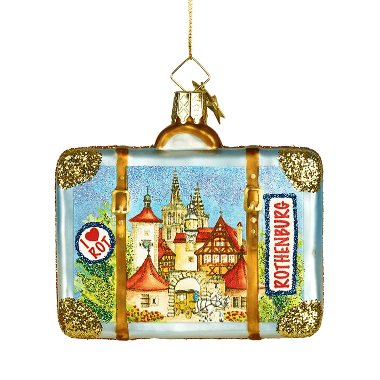 Poesie in Glas Rothenburg Souvenirs|Suitcase Rothenburg
