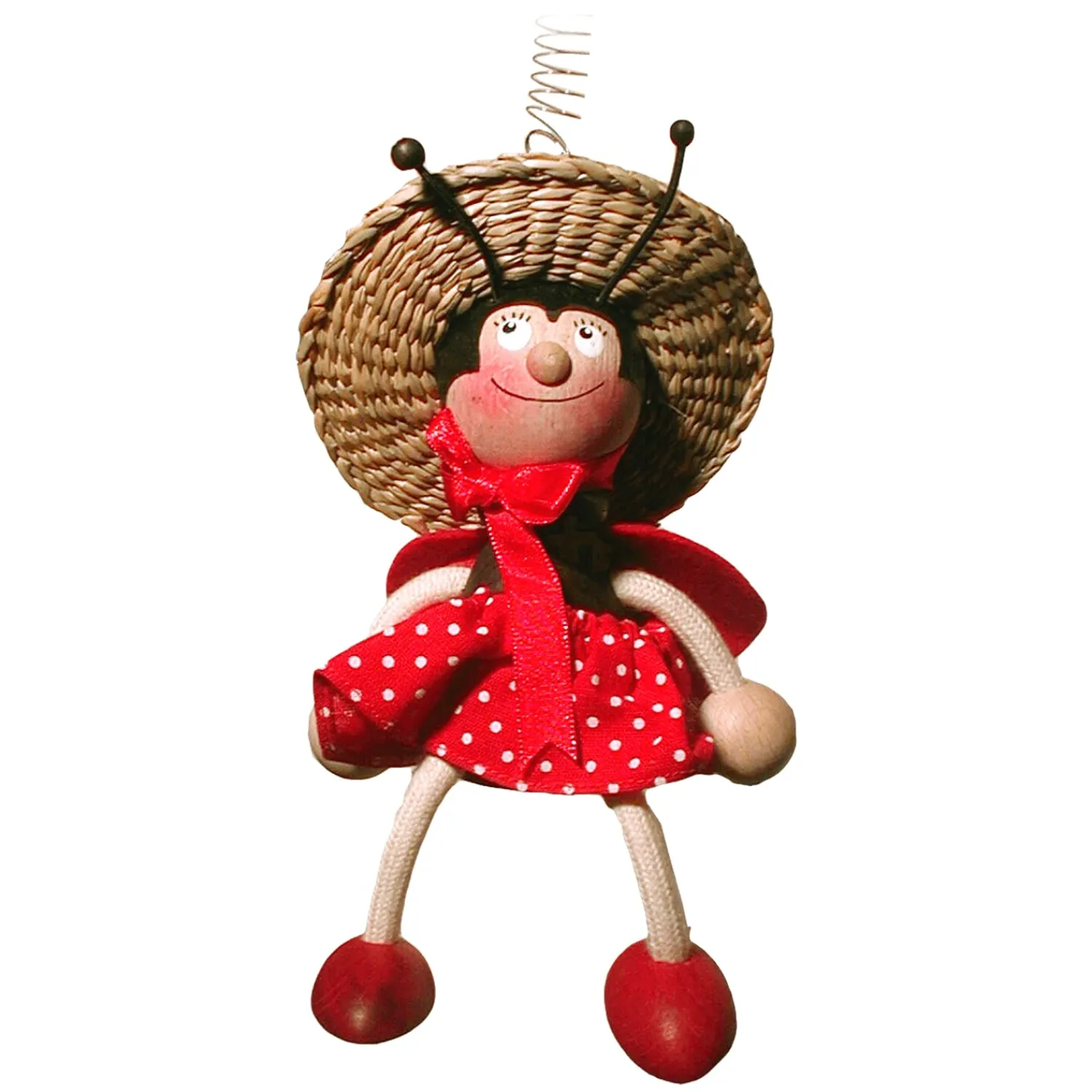 * Toys|Swinging Figure "Ladybug With Dress"
