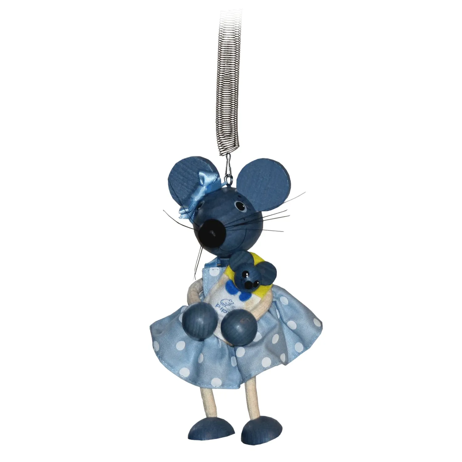 * Toys|Swinging Figure "Mouse With Baby"