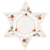 * Table Decorations|Tablecloth "Christmas Rose White", 25Cm