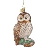 Poesie in Glas Glass Tree Decorations|Tawny Owl On Branch