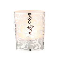 * Candle- & Tealight Holders|Tealight Glass "Christmas In The Forest", Silver