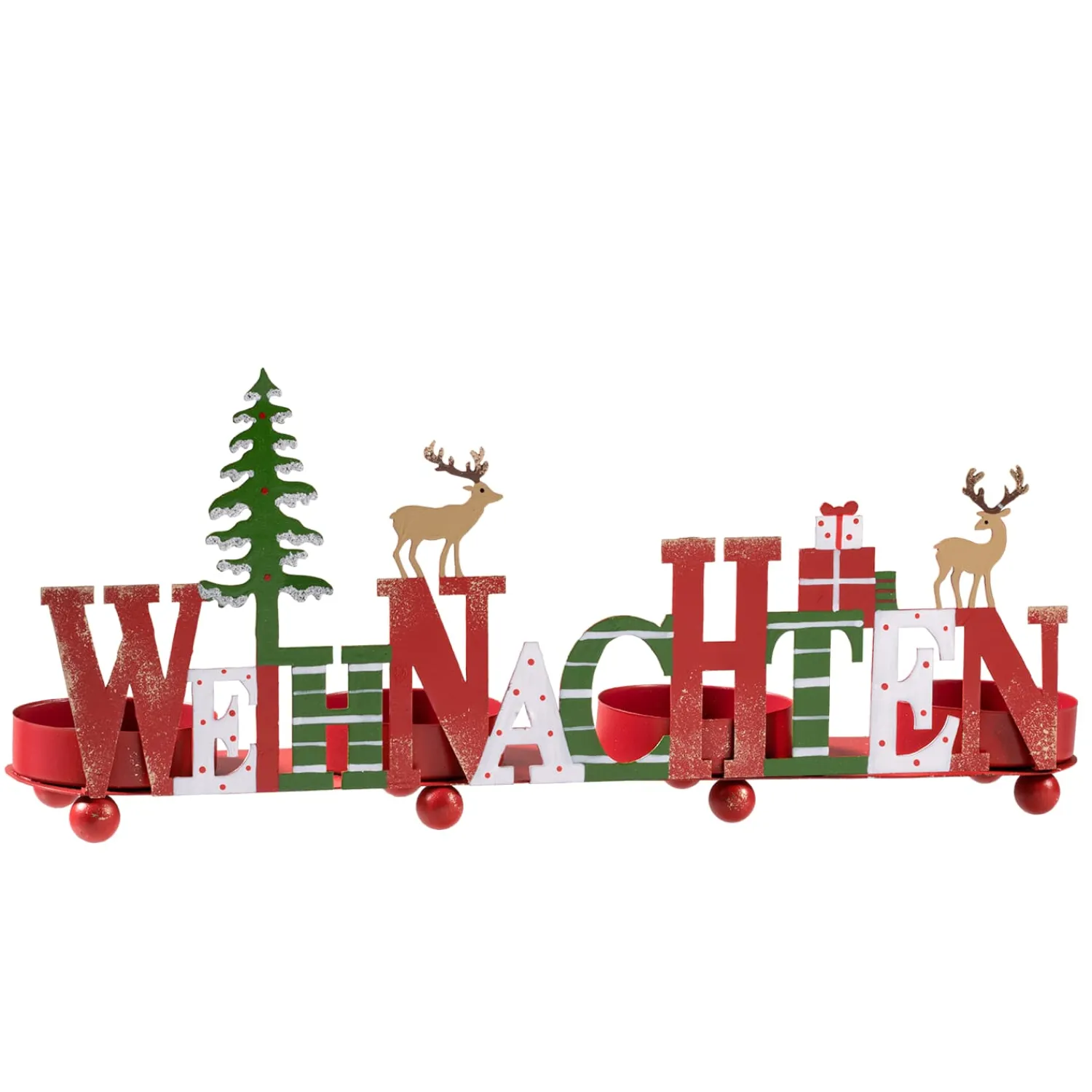 * Candle- & Tealight Holders|Tealight Holder "Bright Christmas"