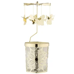 * Candle- & Tealight Holders|Tealight Mobile "Angel", Gold