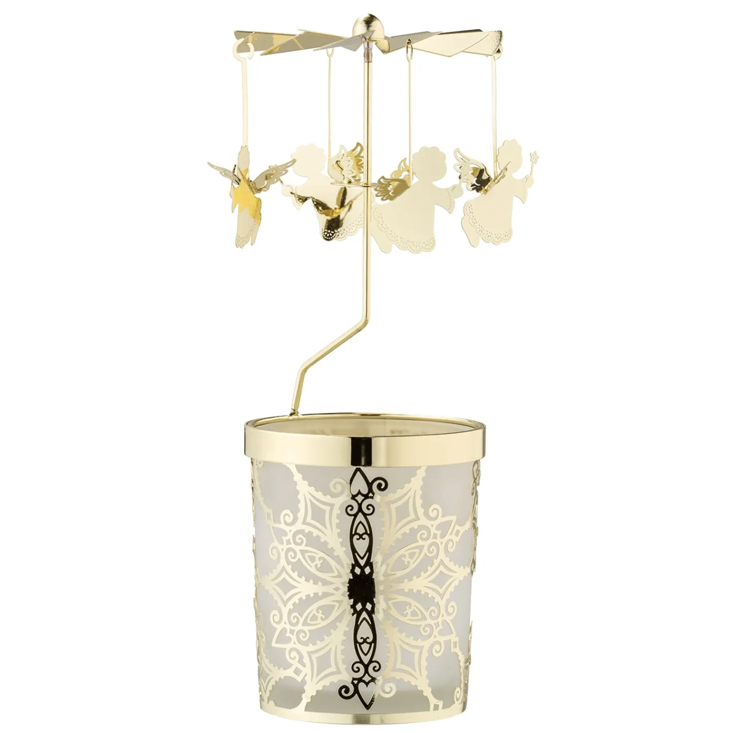 * Candle- & Tealight Holders|Tealight Mobile "Angel", Gold