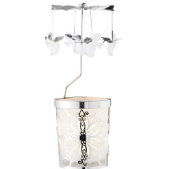* Candle- & Tealight Holders|Tealight Mobile "Angel", Silver