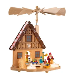 Richard Glässer Pyramids|Tealight Pyramid "Gingerbread House"