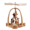 * Pyramids|Tealight Pyramid "Santa Claus With Children"