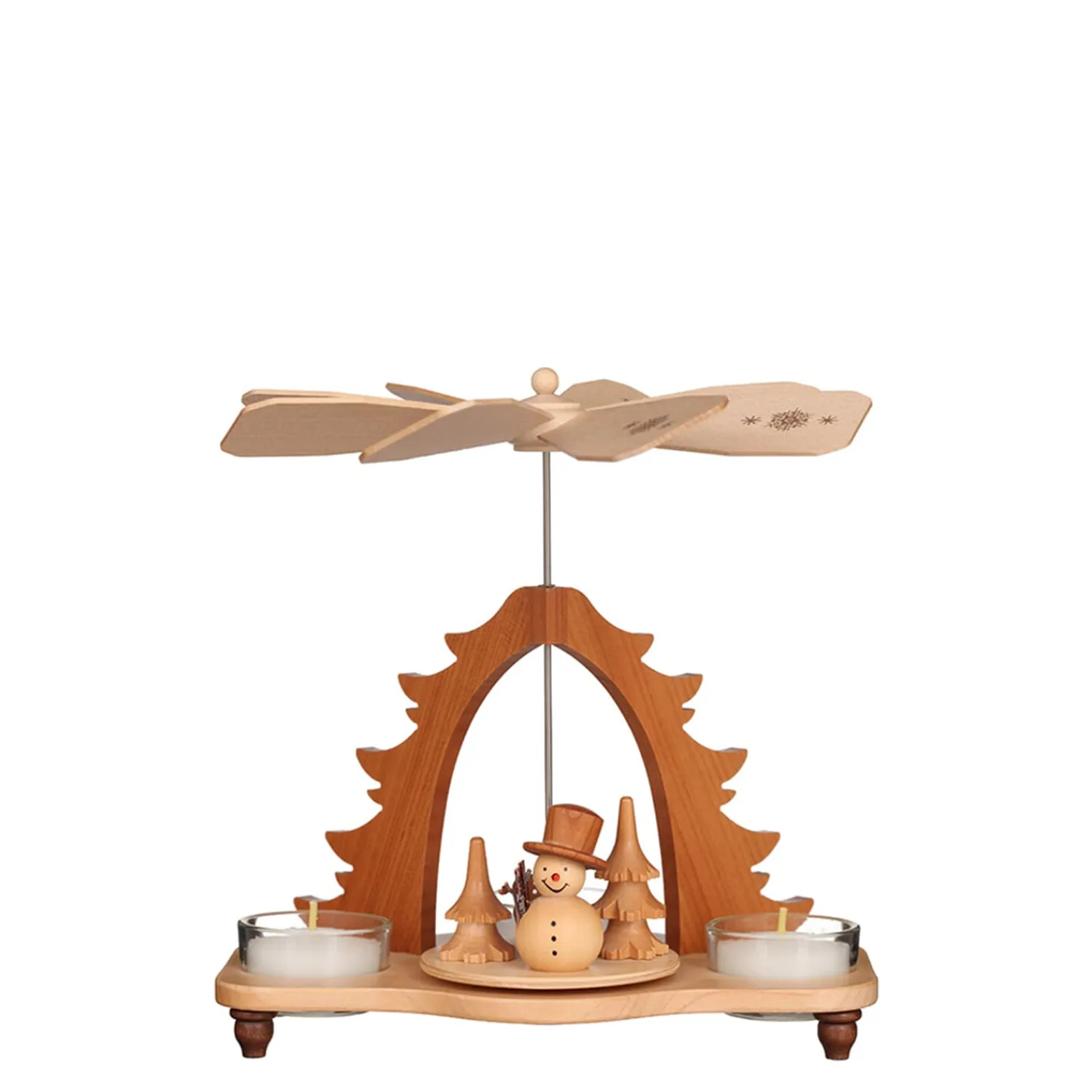 Christian ULBRICHT Pyramids|Tealight Pyramid "Snowman"