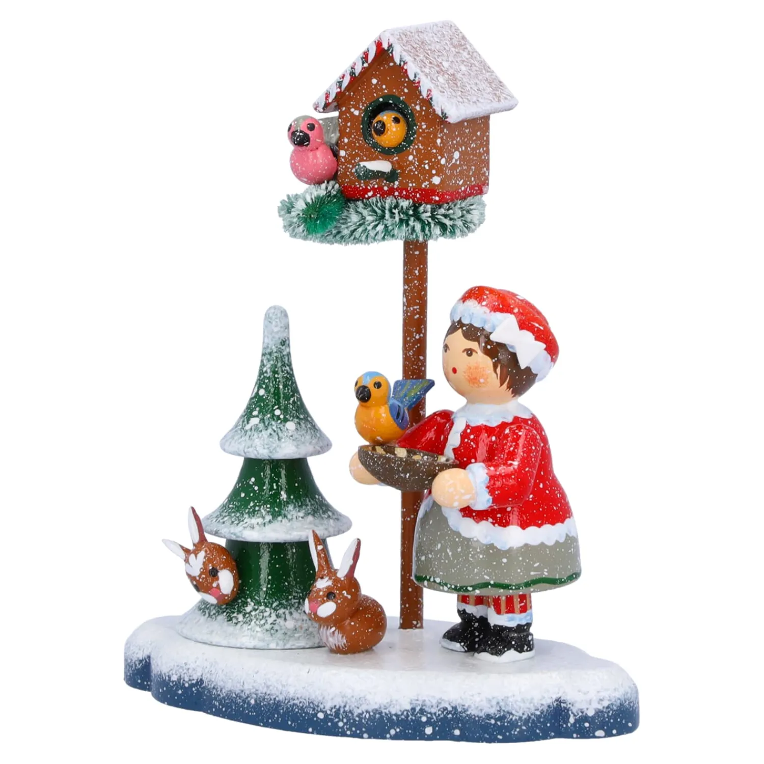 * Kathe's Original Figurines|Tending The Birdfeeder
