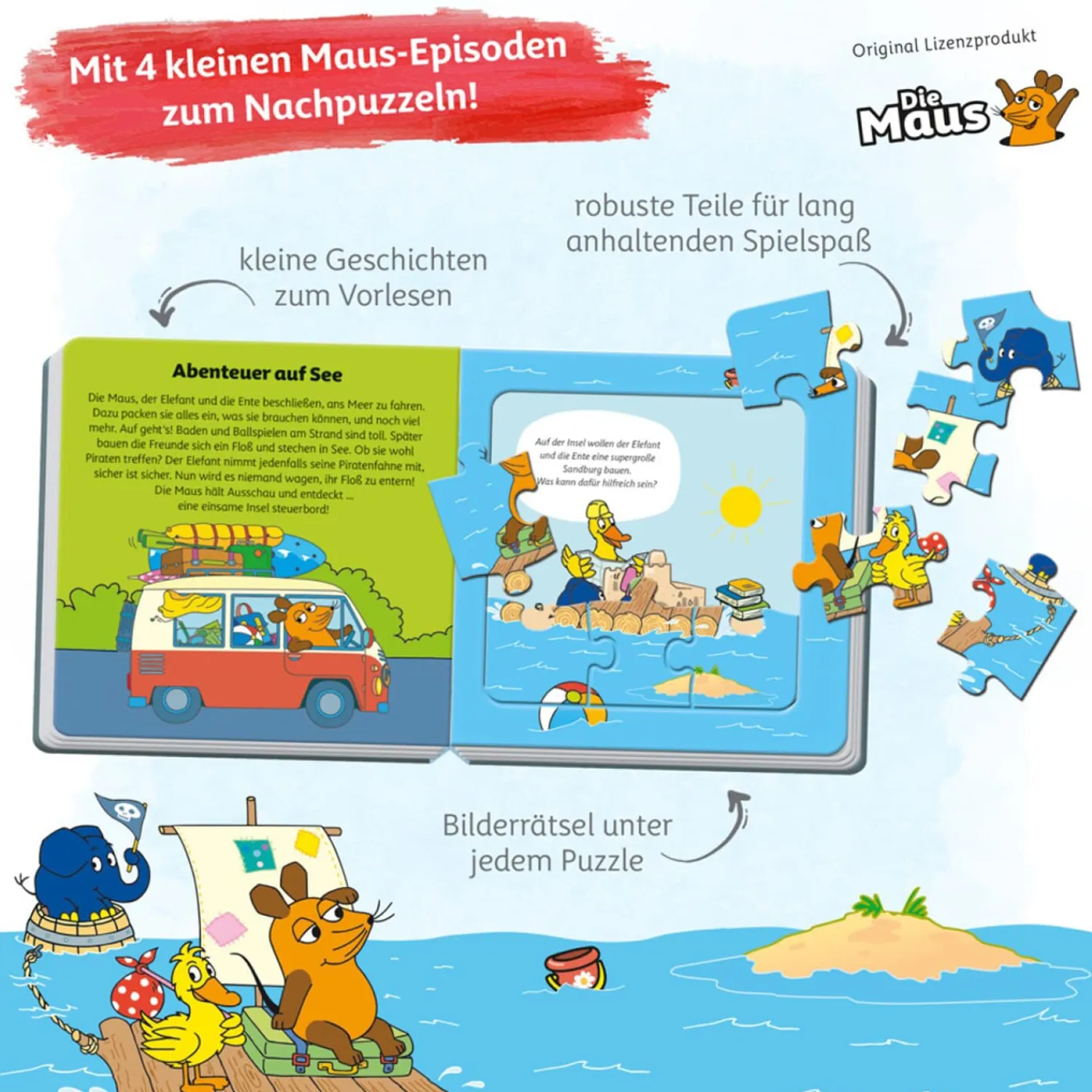Trötsch Verlag The Mouse|The Mouse Puzzle Book Square