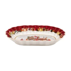 Villeroy & Boch Table Decorations|Toy's Fantasy Large Bowl Oval, Santa And Children
