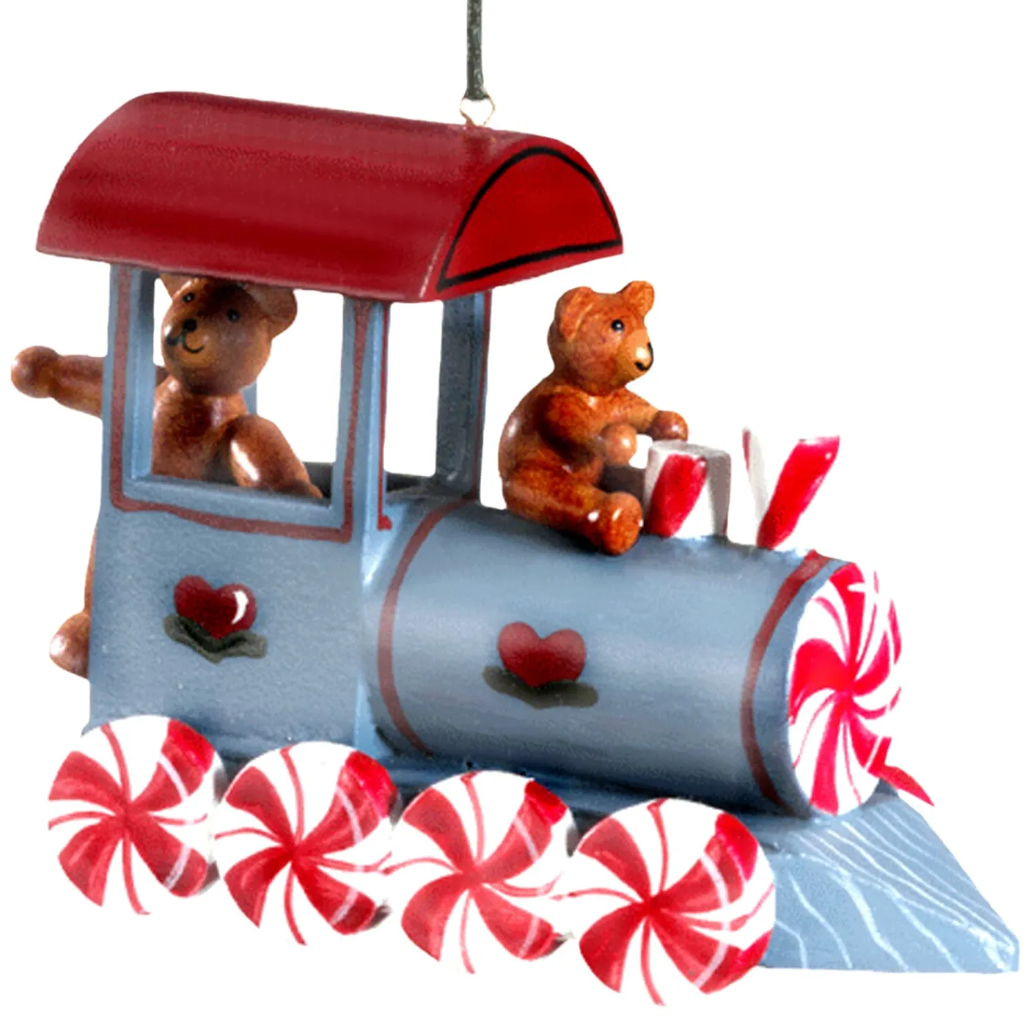 * Wood Tree Decorations|Train With Teddies