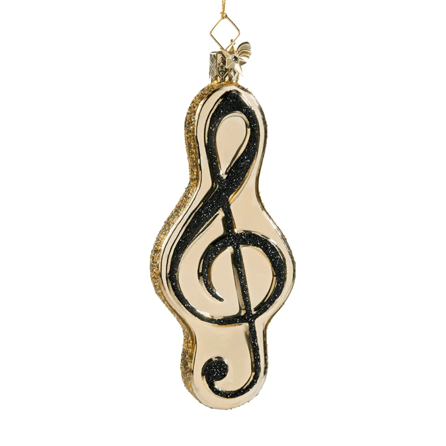 Poesie in Glas Glass Tree Decorations|Treble Clef