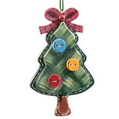 * Wood Tree Decorations|Tree Patchwork