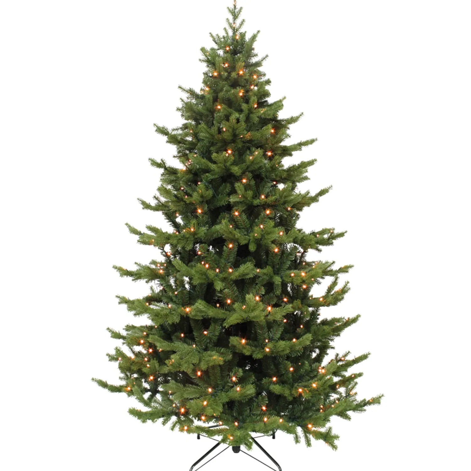 * Artificial Trees|Tree Sherwood Deluxe Green With Led Lighting, 102.36 Inch